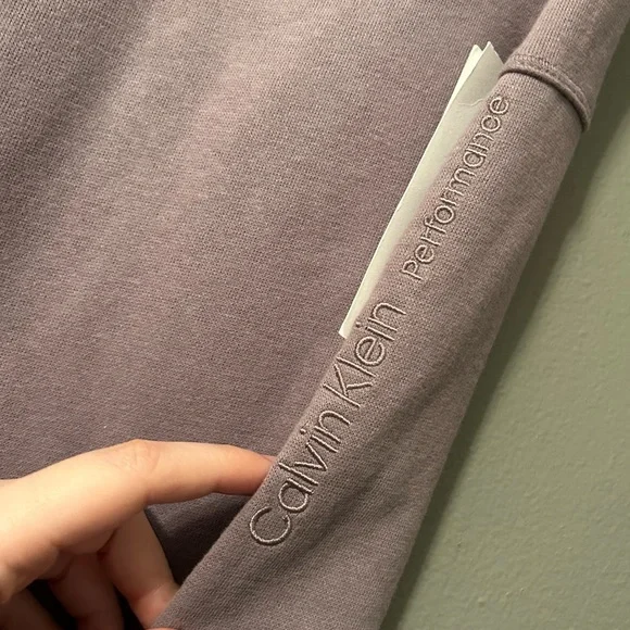 NWT Calvin Klein Performance Sz Large Dark Mauve Wide Leg Sweatpants! - Picture 9 of 15